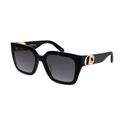 (Women) DIOR Irregular-Shaped Sunglasses with Letter Logo in Black. 30MONTAIGNES8U