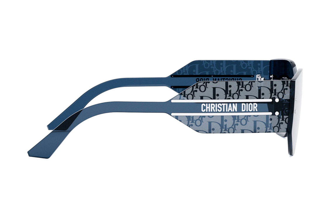 (Women) DIOR  Irregular Acetate Frame Sunglasses with Side Lettering - Blue. CD40116U16C 圖 7