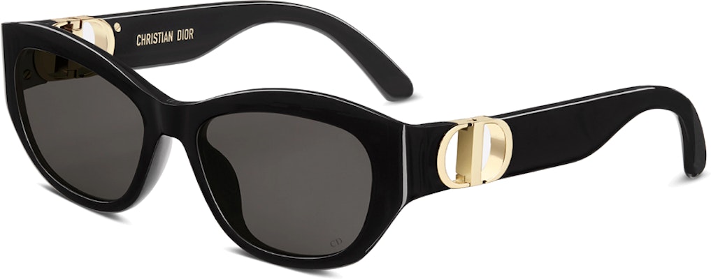 (W) DIOR 不規則黑色墨鏡,鏤空Logo鏡腳設計。 30MTB5UXR10A0 Order (W) DIOR 不規則黑色墨鏡,鏤空Logo鏡腳設計。 30MTB5UXR10A0