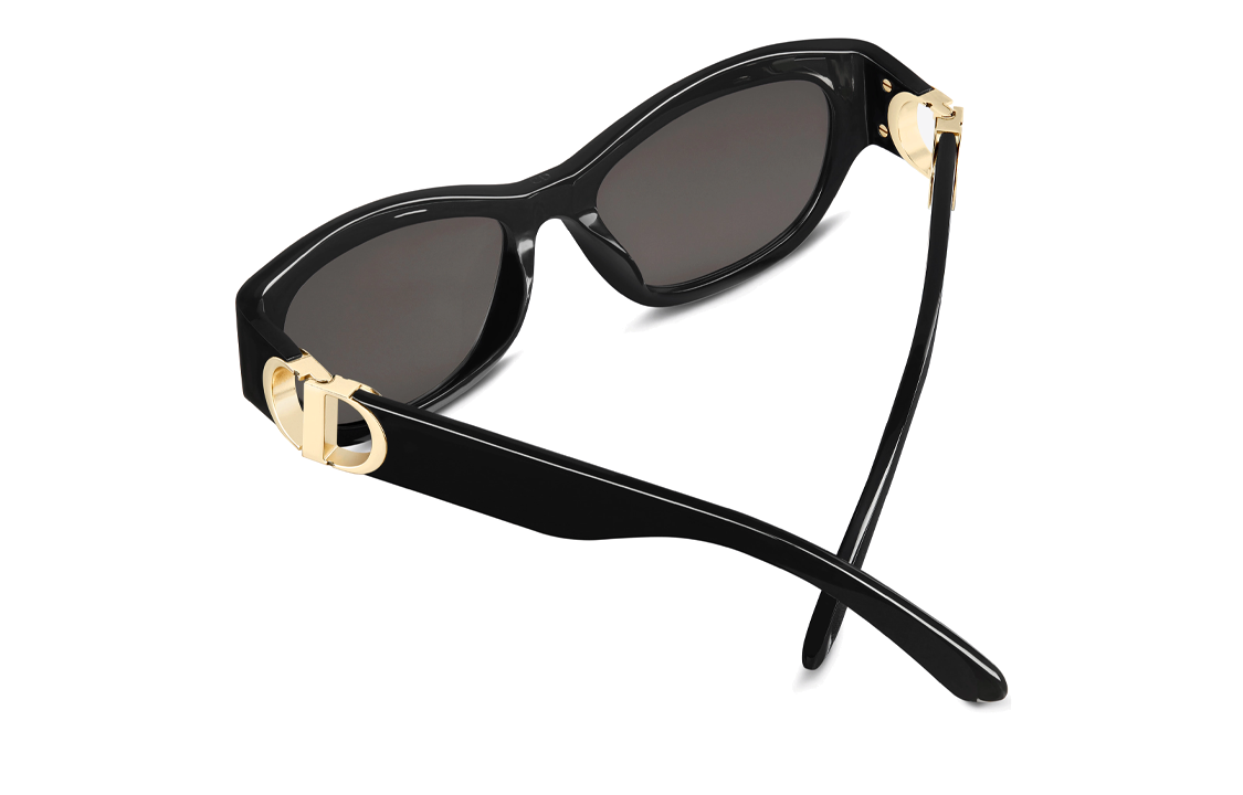 Purchase (W) DIOR 不規則黑色墨鏡，鏤空Logo鏡腳設計。 30MTB5UXR10A0