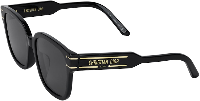 (W) DIOR Gafas de Sol Negras Irregulares con Logo, Marco de Acetato y Metal. DIORSIGNATURE S7F Buy (W) DIOR Gafas de Sol Negras Irregulares con Logo, Marco de Acetato y Metal. DIORSIGNATURE S7F