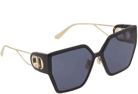 (W) DIOR 非对称黑色太阳镜 寺庙标志设计款式 30MONTAIGNEBU12b0 Order (W) DIOR 非对称黑色太阳镜 寺庙标志设计款式 30MONTAIGNEBU12b0