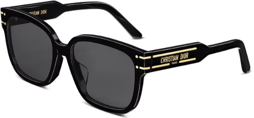 (W) DIOR Gafas de Sol Negras Irregulares con Logo, Marco de Acetato y Metal. DIORSIGNATURE S7F Order (W) DIOR Gafas de Sol Negras Irregulares con Logo, Marco de Acetato y Metal. DIORSIGNATURE S7F