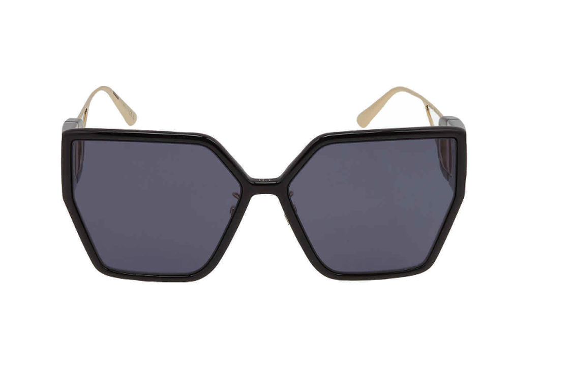 Lookbook (W) DIOR 非对称黑色太阳镜 寺庙标志设计款式 30MONTAIGNEBU12b0