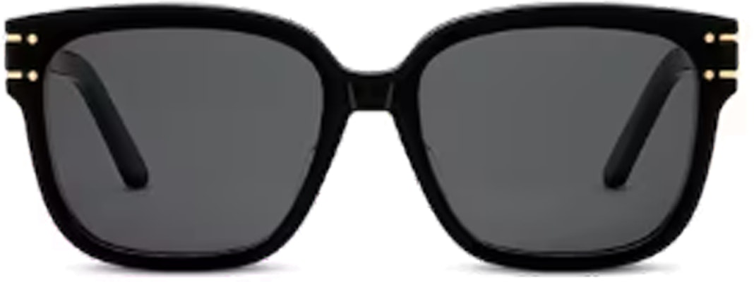 (W) DIOR Gafas de Sol Negras Irregulares con Logo, Marco de Acetato y Metal. DIORSIGNATURE S7F Lookbook (W) DIOR Gafas de Sol Negras Irregulares con Logo, Marco de Acetato y Metal. DIORSIGNATURE S7F