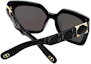 Purchase (W) DIOR 不規則黑色太陽眼鏡搭配標誌性鏡腳設計 LADYS2IXR-10A0