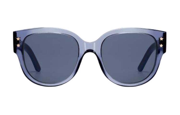 Lookbook (W) DIOR Gafas de Sol Irregulares Azules de Acetato con Patillas con Logo. DPFCB2IQR74B0
