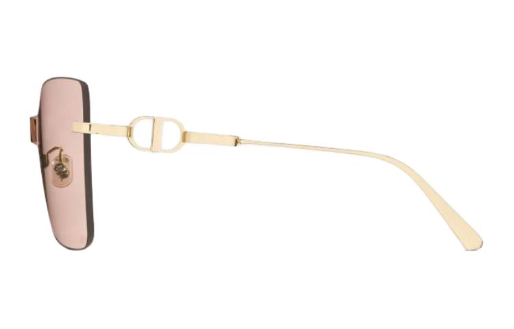 (Women) DIOR  Irregular Gold Metal Sunglasses with Logo Detail. CDCHM1UXRB0L0 圖 5