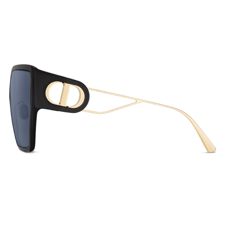 Shop (W) DIOR Kacamata Hitam Emas Desain Berongga Metalik dan Acetate. 30MONTAIGNEBU