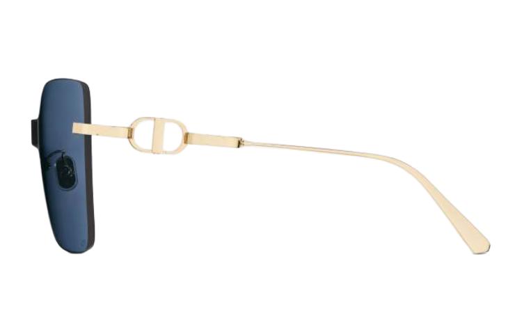 (Women) DIOR  Irregular Gold Sunglasses with Metallic Logo Temple Design. CDCHM1UXRB0B0 圖 5