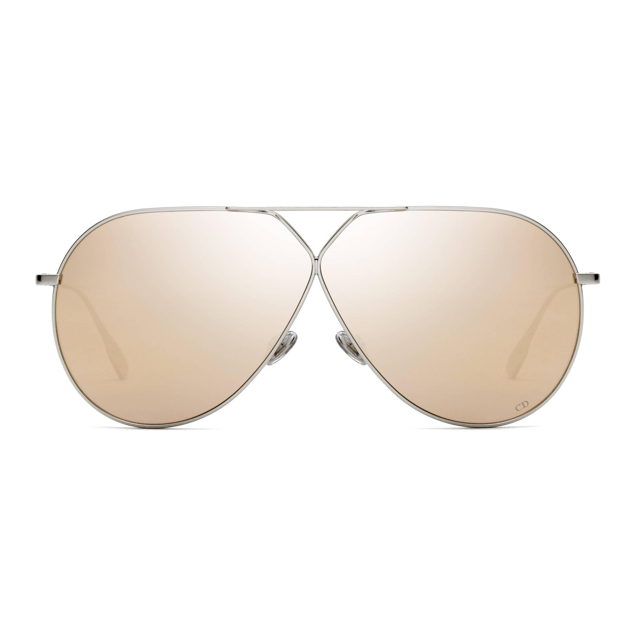 (Women) DIOR  Irregular Metal Frame Silver Sunglasses. STELLAIRE3-010SQ 圖 3