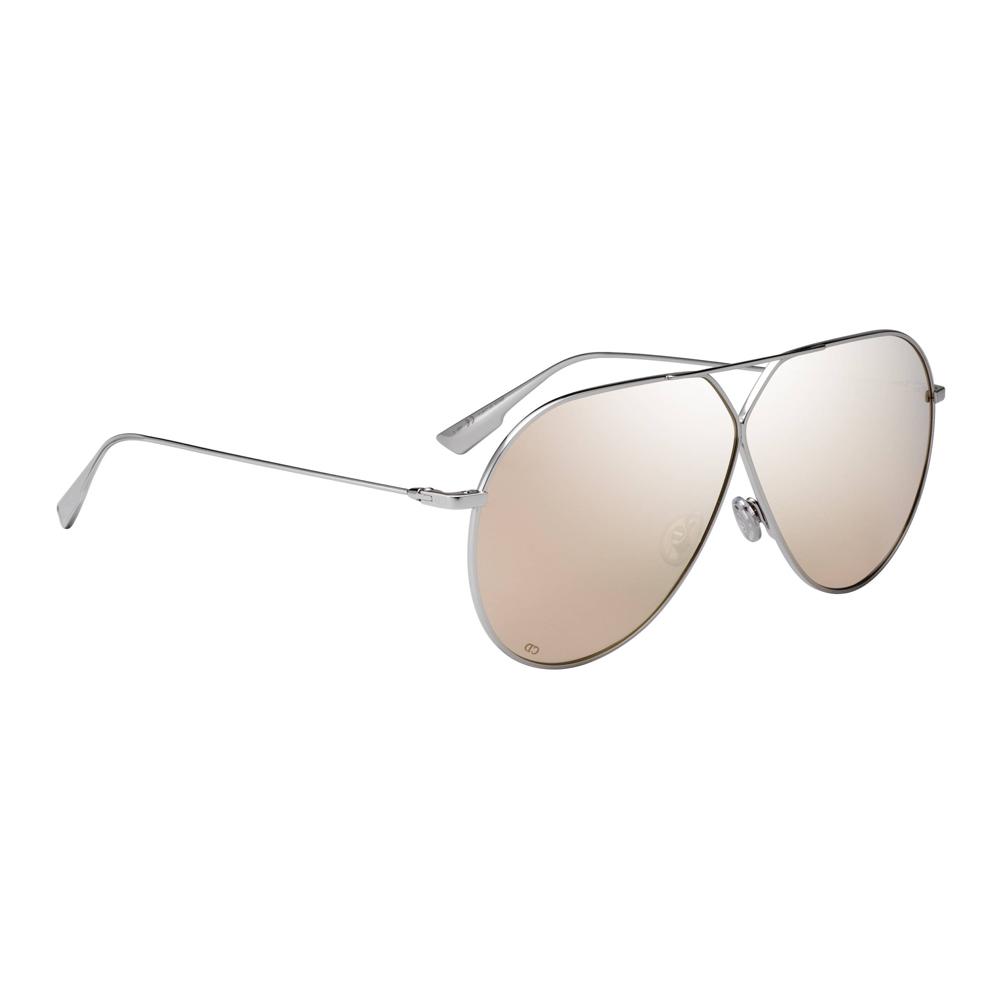 (Women) DIOR  Irregular Metal Frame Silver Sunglasses. STELLAIRE3-010SQ 圖 4