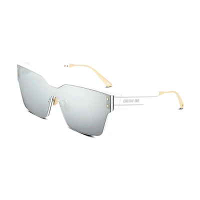 (Women) DIOR Irregular Metal Frame Sunglasses with Side Logo Design. CLUBM4UWR-51A4