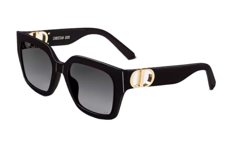 (Women) DIOR  Irregular Shape Black Sunglasses - Signature Design. 30MTS8UXR10A1