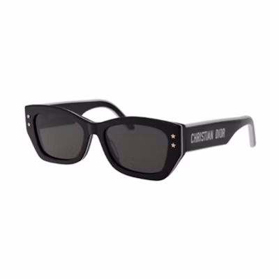 (Women) DIOR Irregular Shaped Black Sunglasses with Acetate Metal Design CD40113U