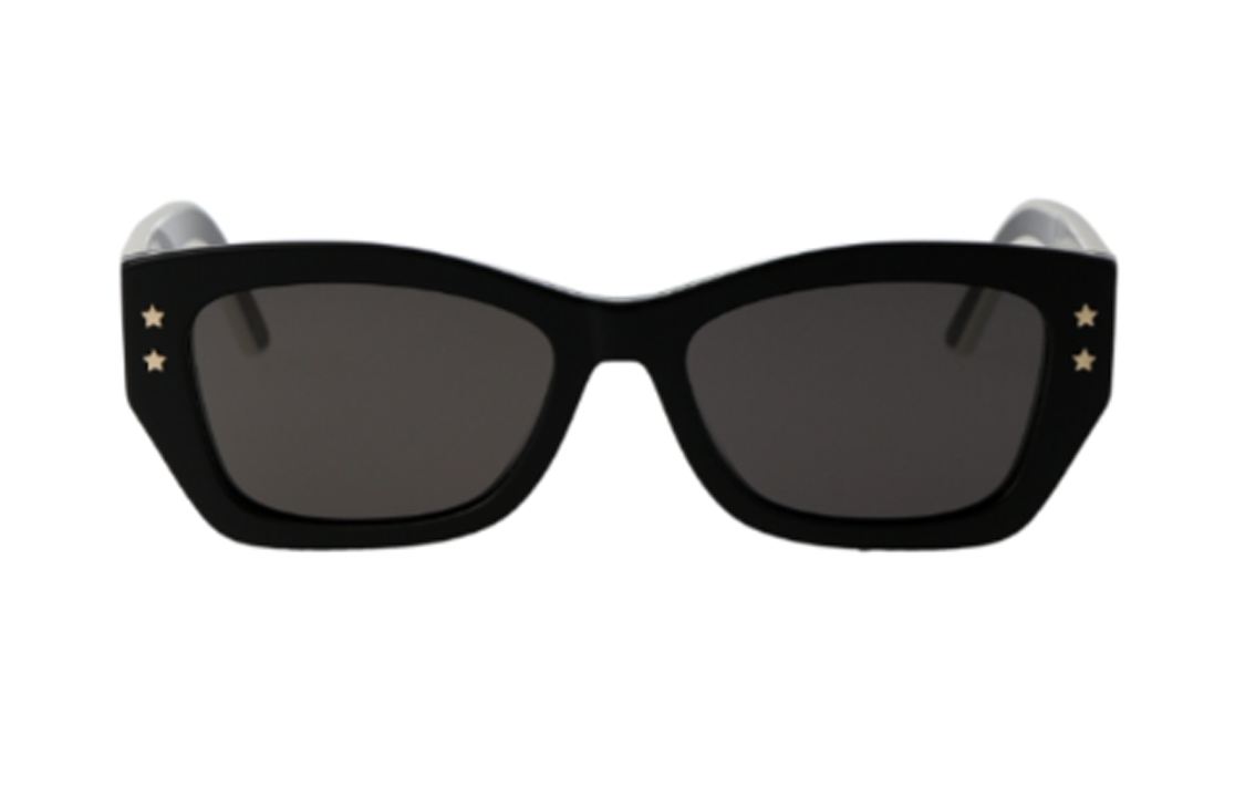 Lookbook (W) ディオール 不規則形 ブラックサングラス アセテートメタルデザイン CD40113U