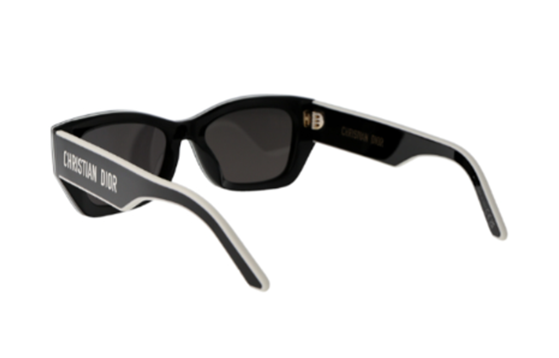 Purchase (W) ディオール 不規則形 ブラックサングラス アセテートメタルデザイン CD40113U