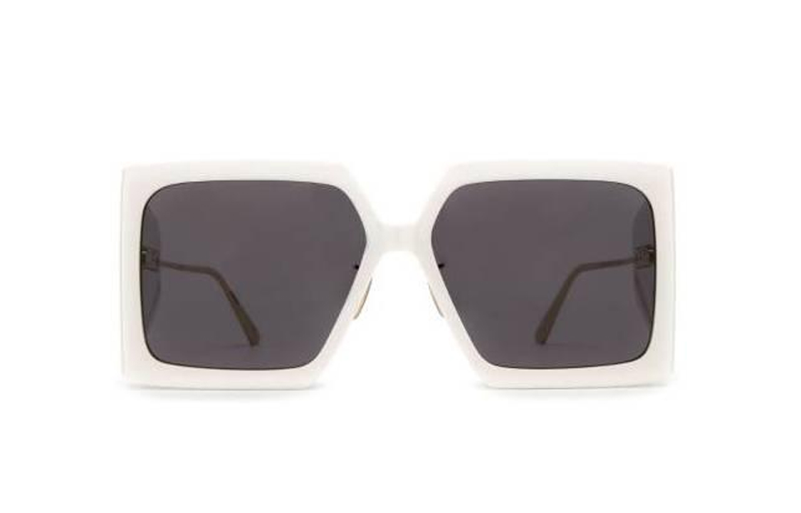 (Women) Dior  Irregular Shaped Sunglasses with Sidelogo Alloy in White. DIORSOLARS1U95A0 圖 2