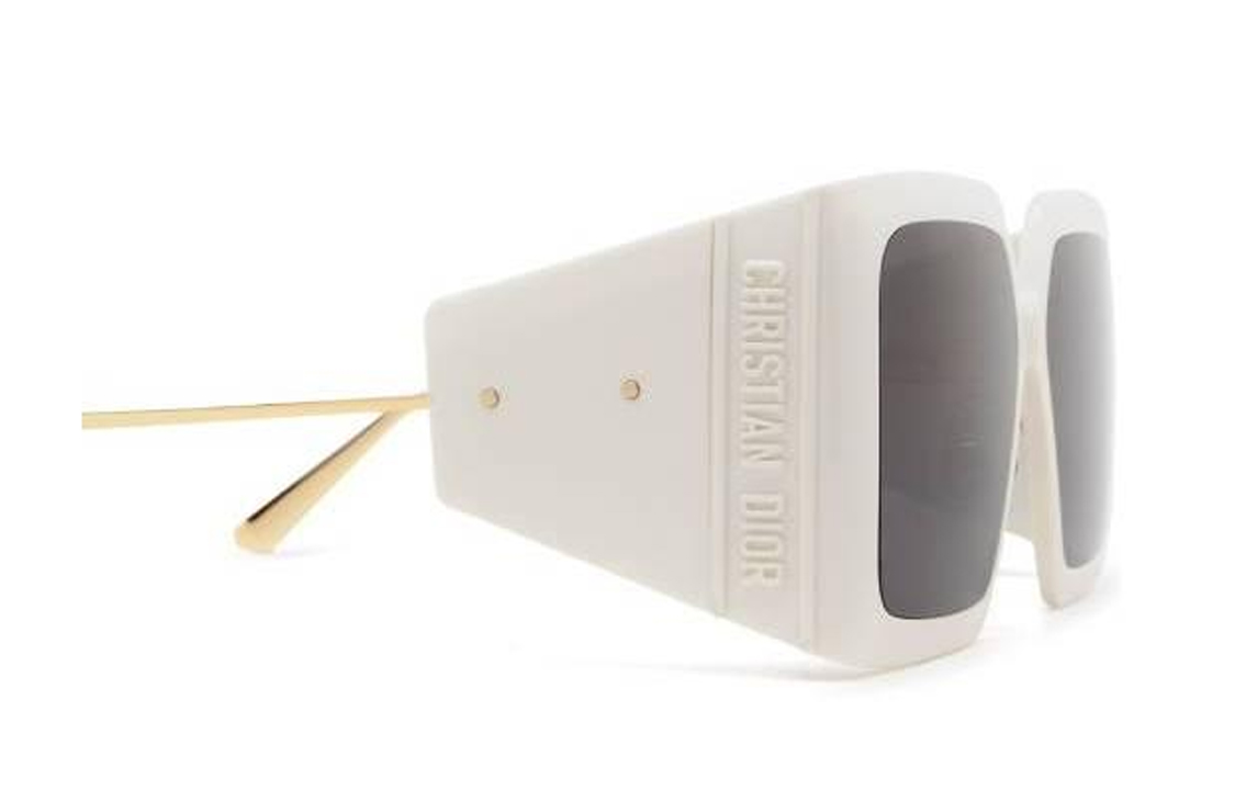 (Women) Dior  Irregular Shaped Sunglasses with Sidelogo Alloy in White. DIORSOLARS1U95A0 圖 3