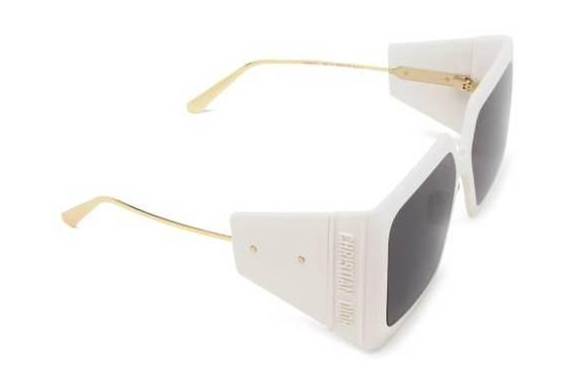 (Women) Dior  Irregular Shaped Sunglasses with Sidelogo Alloy in White. DIORSOLARS1U95A0 圖 4