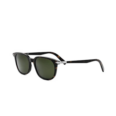 (Women) DIOR Irregular Tortoiseshell Sunglasses with Logo Temple. DIORBLACKSUIT