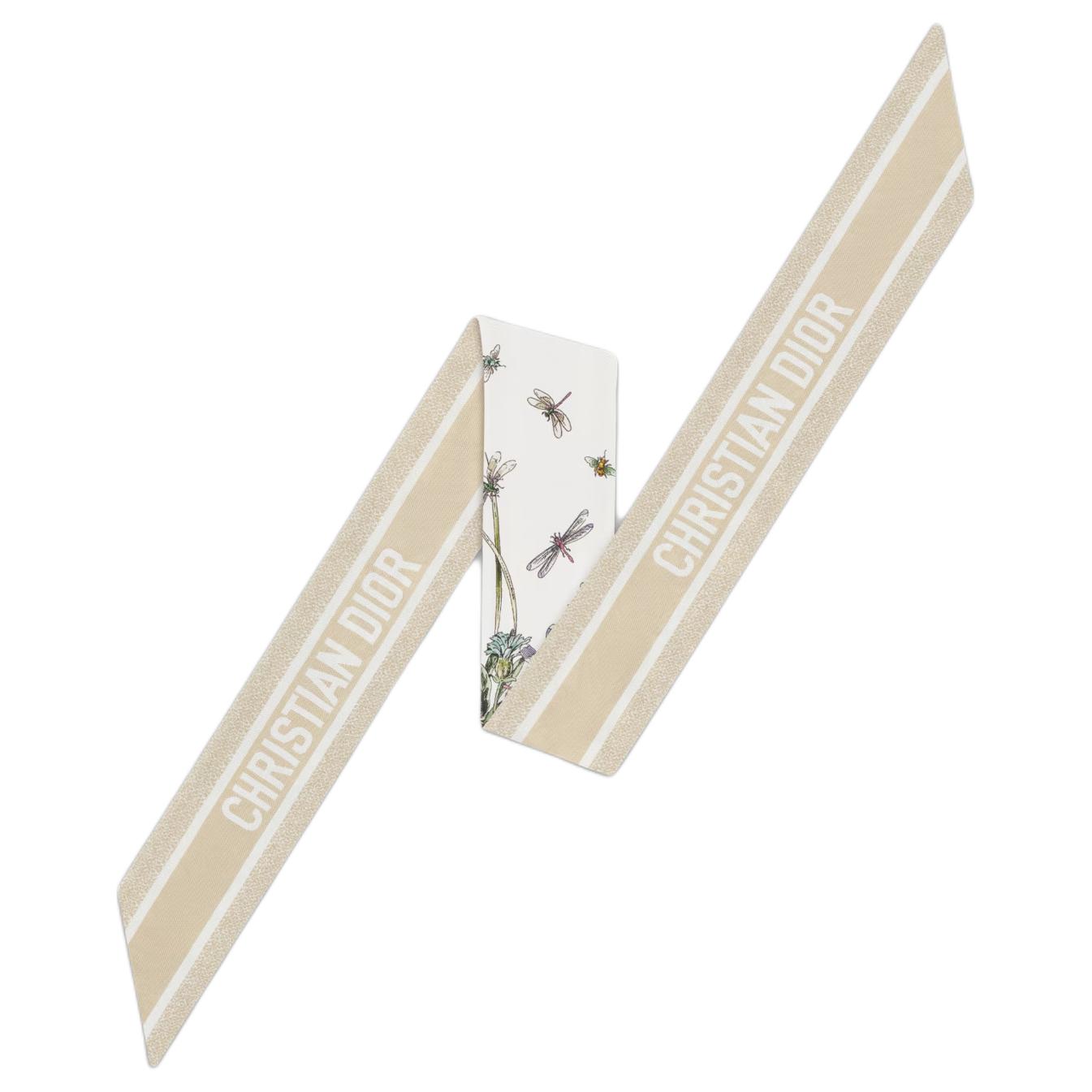 Lookbook (W) DIOR 象牙色印花設計絲巾 44FLY106I610_C625