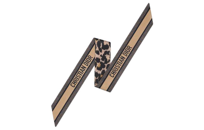 Order (Women) DIOR  Leopard Print Silk Scarf 15LEO106I603C180