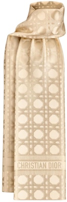 (Women) DIOR Light Yellow Silk and Polyamide Shawl with Letter Logo. 41CAN319L671CO90 Lookbook (Women) DIOR Light Yellow Silk and Polyamide Shawl with Letter Logo. 41CAN319L671CO90