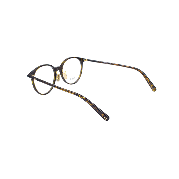 Shop (W) DIOR Montura de Gafas Ópticas Redondas Ligera Compatible con Prescripción MINI-CD-O-R5F-200050