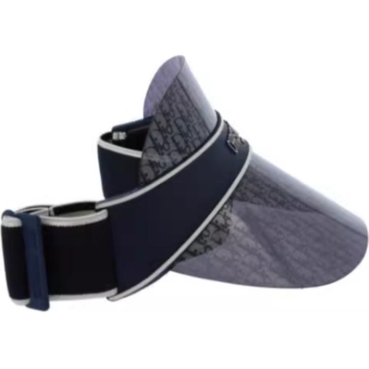 Shop (W) 디올 네이비 블루 로고 프린트 아세테이트 선햇. DIORCLUBV1U31b8