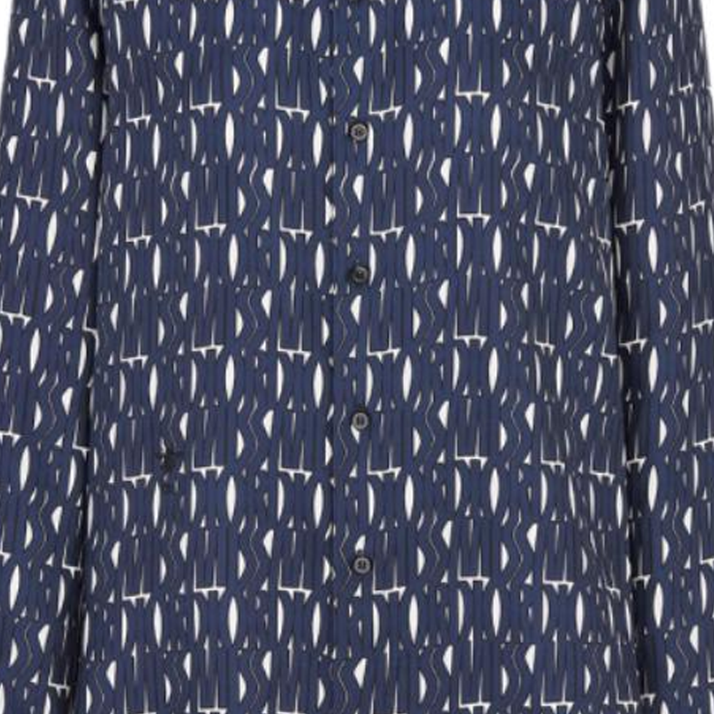 Purchase (W) DIOR 海軍藍長袖襯衫 451B28A6971-X5805