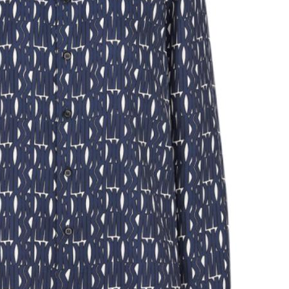 Details for (W) DIOR 海軍藍長袖襯衫 451B28A6971-X5805