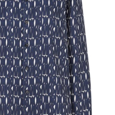 (W) DIOR 海軍藍長袖襯衫 451B28A6971-X5805 Details for (W) DIOR 海軍藍長袖襯衫 451B28A6971-X5805