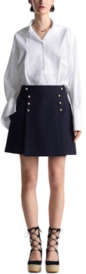 (Women) DIOR Navy High-Waist Miniskirt with Removable Sailor Panel. 441J26A1761X5640 Shop (Women) DIOR Navy High-Waist Miniskirt with Removable Sailor Panel. 441J26A1761X5640
