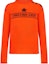 Buy (W) DIOR Sweater Orange Crewneck dengan Bordir Huruf. 244S94ST054-X2525