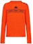 Order (W) DIOR Sweater Orange Crewneck dengan Bordir Huruf. 244S94ST054-X2525