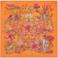 (Women) Dior Orange Silk Scarf - Stylish and Comfortable 34YAN090I607-C240 (Women) Dior Orange Silk Scarf - Stylish and Comfortable 34YAN090I607-C240
