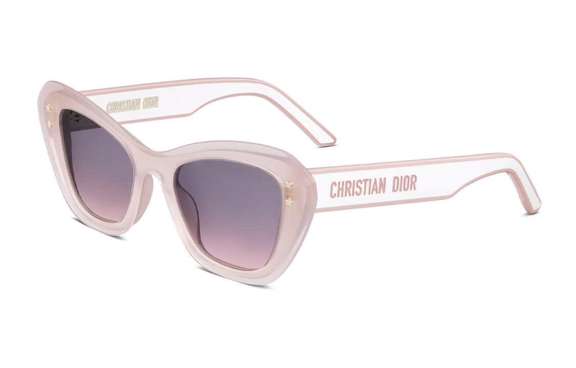 Order (W) DIOR Gafas de Sol Marco Transparente Rosa Mariposa. DPFCB3UQR40GL
