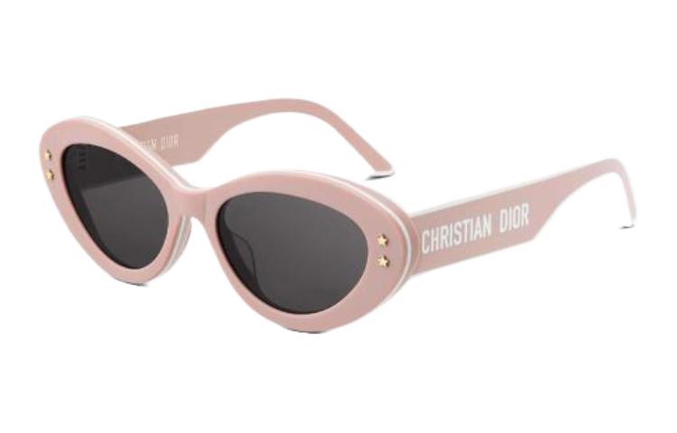 (Women) DIOR  Pink Cat-Eye Sunglasses with Logo Detail. DPFCB1UQR40A0
