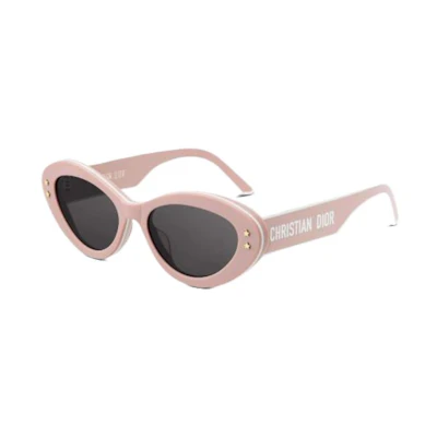 (Women) DIOR Pink Cat-Eye Sunglasses with Logo Detail. DPFCB1UQR40A0