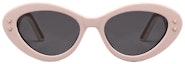 Lookbook (W) DIOR 粉色貓眼太陽眼鏡附logo細節設計。 DPFCB1UQR40A0