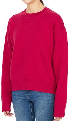 (W) Dior Sweater Merah Cashmere dengan Logo Belakang dan Leher Bulat. 924S55AM009-4820 Shop (W) Dior Sweater Merah Cashmere dengan Logo Belakang dan Leher Bulat. 924S55AM009-4820