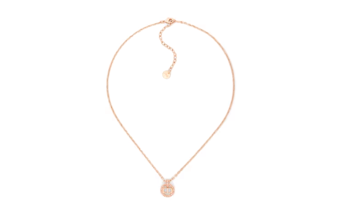 (Women) DIOR  Rose Gold CD Logo Metal Necklace. N2353WOMCY-D12P 圖 3