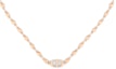 Order (Women) DIOR Rose Gold Necklace with Letter Logo Design. N2373WOMMT-D15P