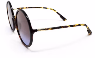 Order (W) DIOR Cermin Mata Bulat Tortoiseshell dengan Pemegang Corak. SOSTELLAIRE3