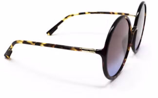 Shop (W) DIOR Cermin Mata Bulat Tortoiseshell dengan Pemegang Corak. SOSTELLAIRE3