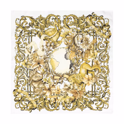 (Women) DIOR Silk Scarf - Printed Twill Mulberry Silk Fashion Accessory. 21TAR090I610-CO90