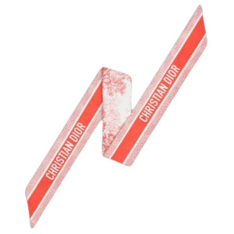 (Women) DIOR  Silk Scarf with Printed Design in Orange. 15JOU106I602C315 圖 3