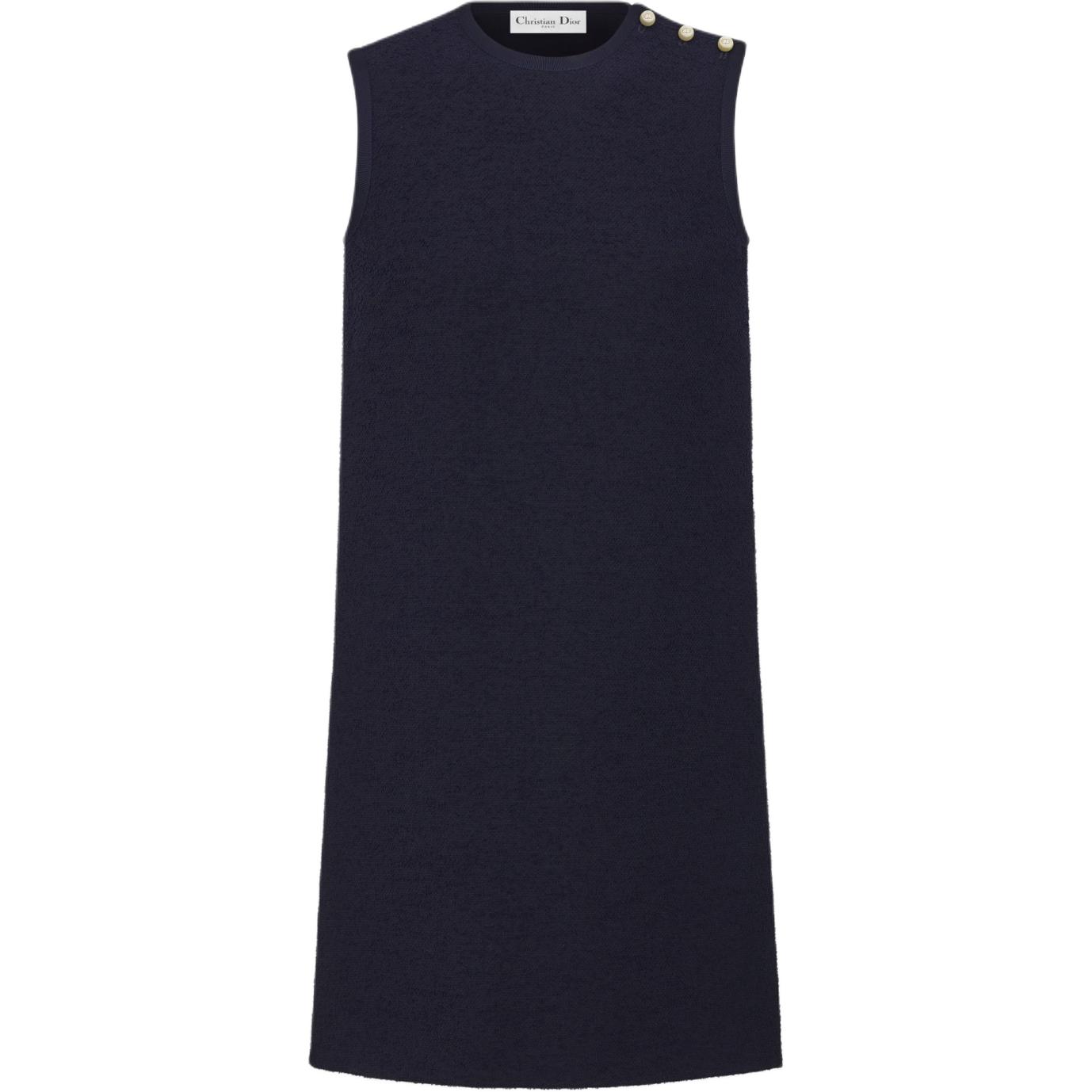 Order (W) DIOR 無袖深藍色短洋裝襯衫式設計 441R32A1761-X5640