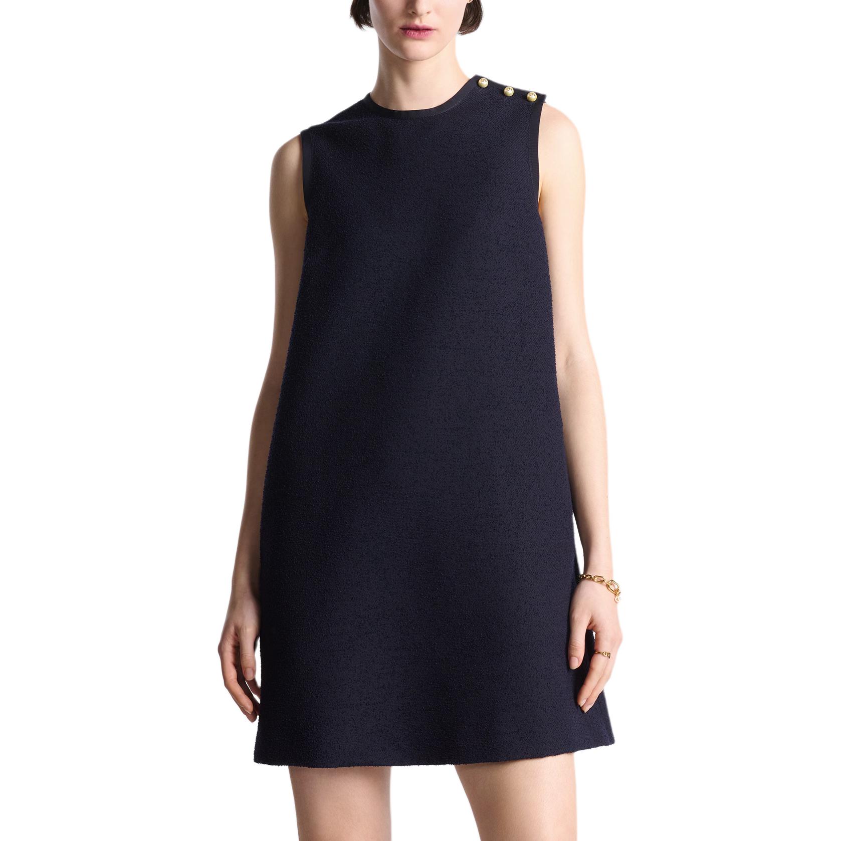 Details for (W) DIOR 無袖深藍色短洋裝襯衫式設計 441R32A1761-X5640